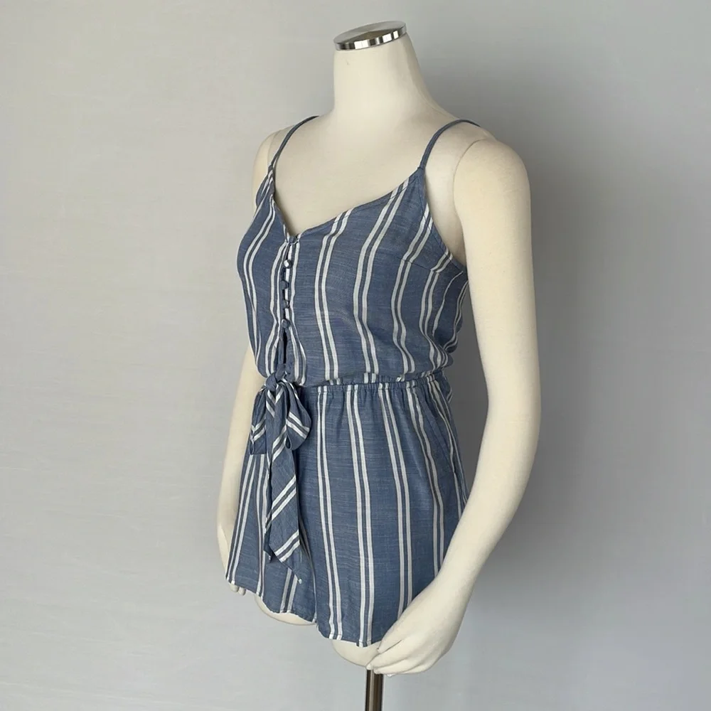 Abercrombie Romper Size Small Blue/White Stripe - Picture 7 of 10